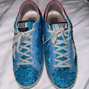 Size 41 sparkle golden goose sneakers lightly worn